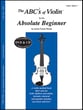 ABC'S OF VIOLIN #1 P.O.P. ABSOLUTE BEGINNER cover